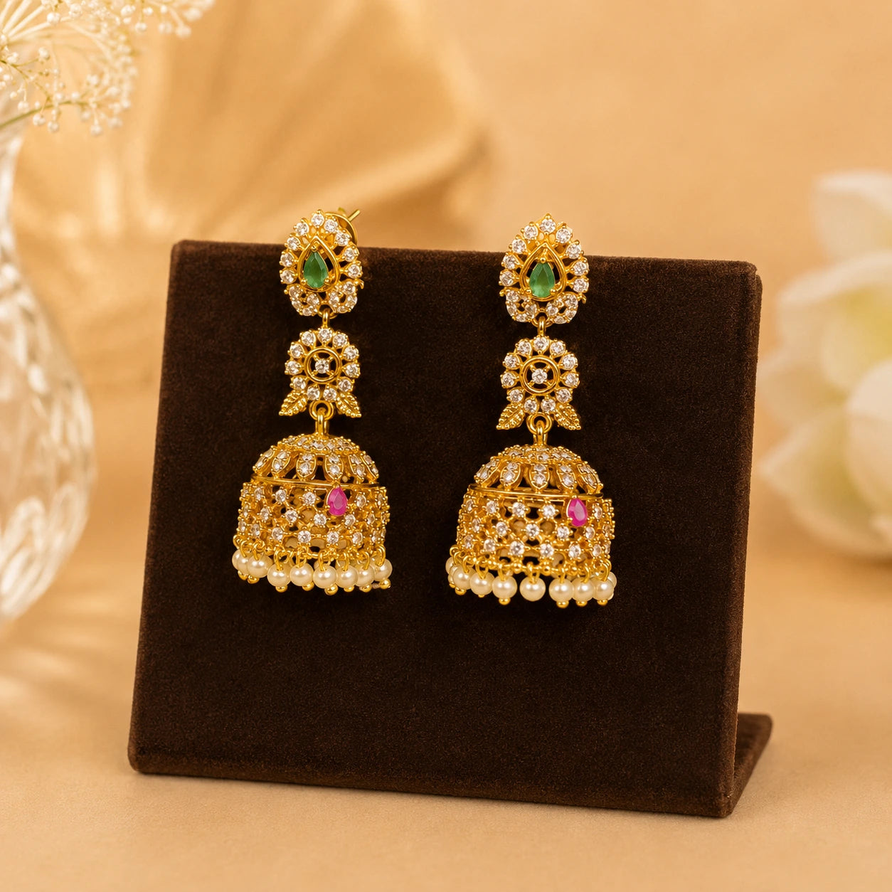 Bhairavi Jhumka Set