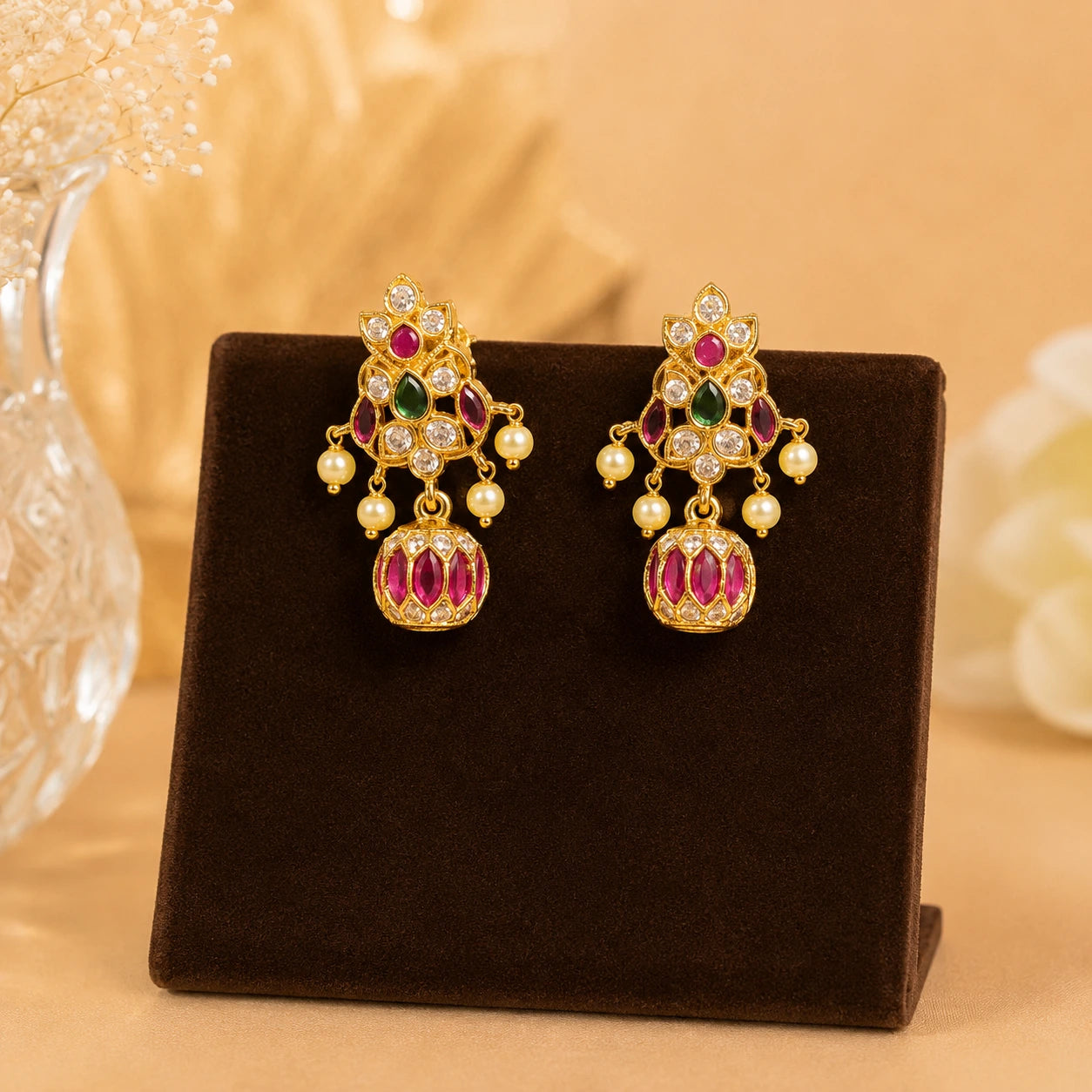 Padmini Jadau-Polki Earrings