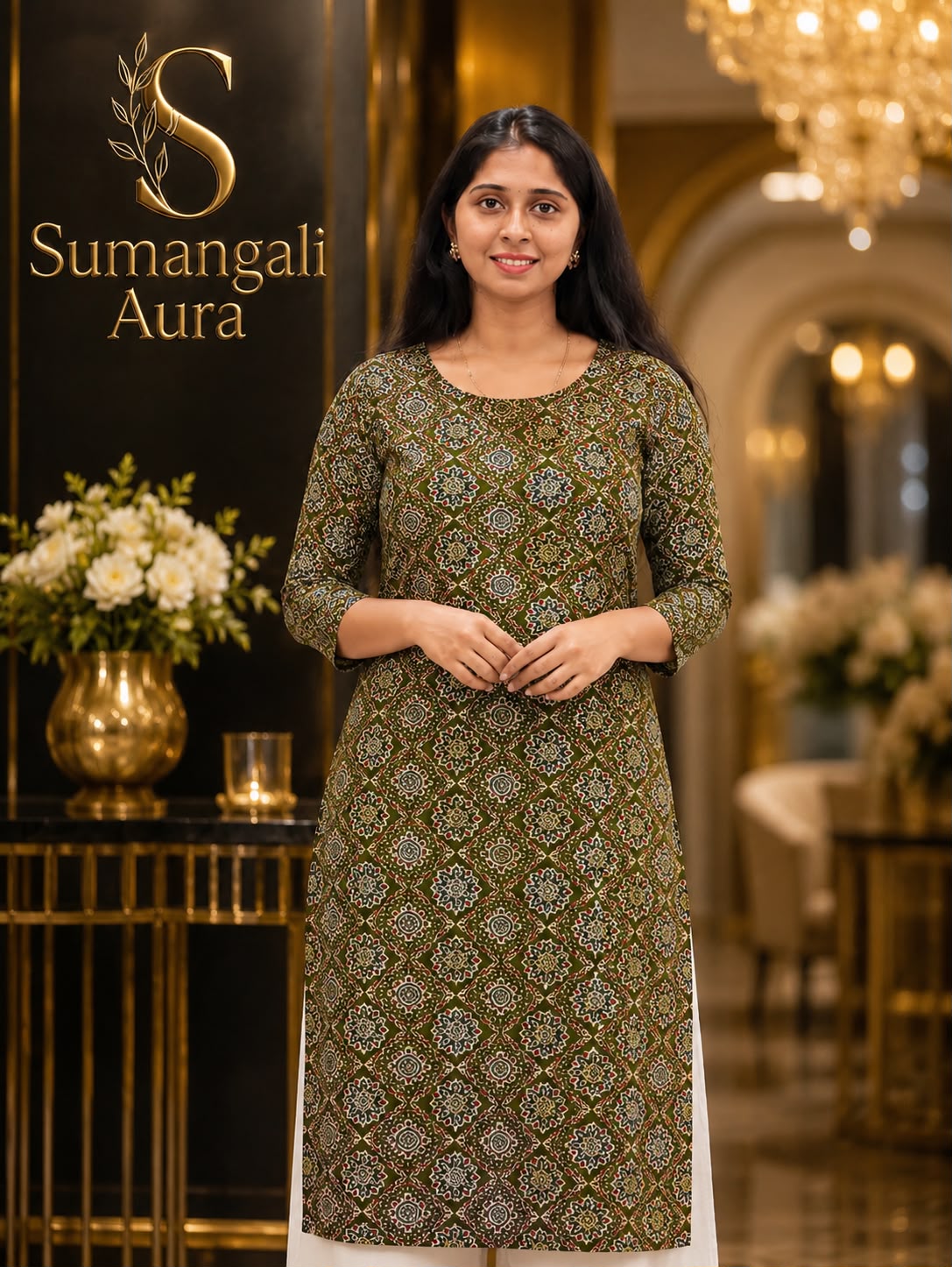 Elegant Printed Kurti