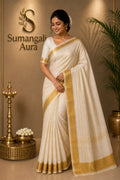 Elegant Kerala Tissue Set Saree