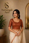 Rust Copper Ready-to-Wear Blouse
